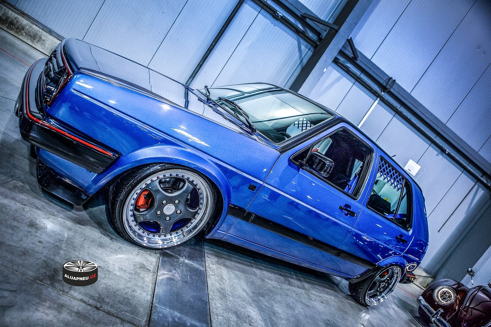 Límcové elektrony Vw Golf 2 - Prague Car Fest 2018