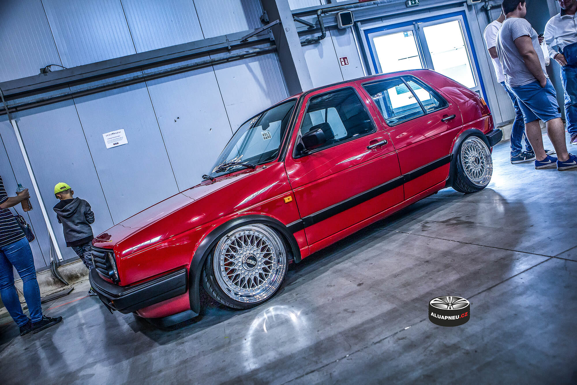 Límcové elektrony Vw Golf 2 - tuning sraz Praha