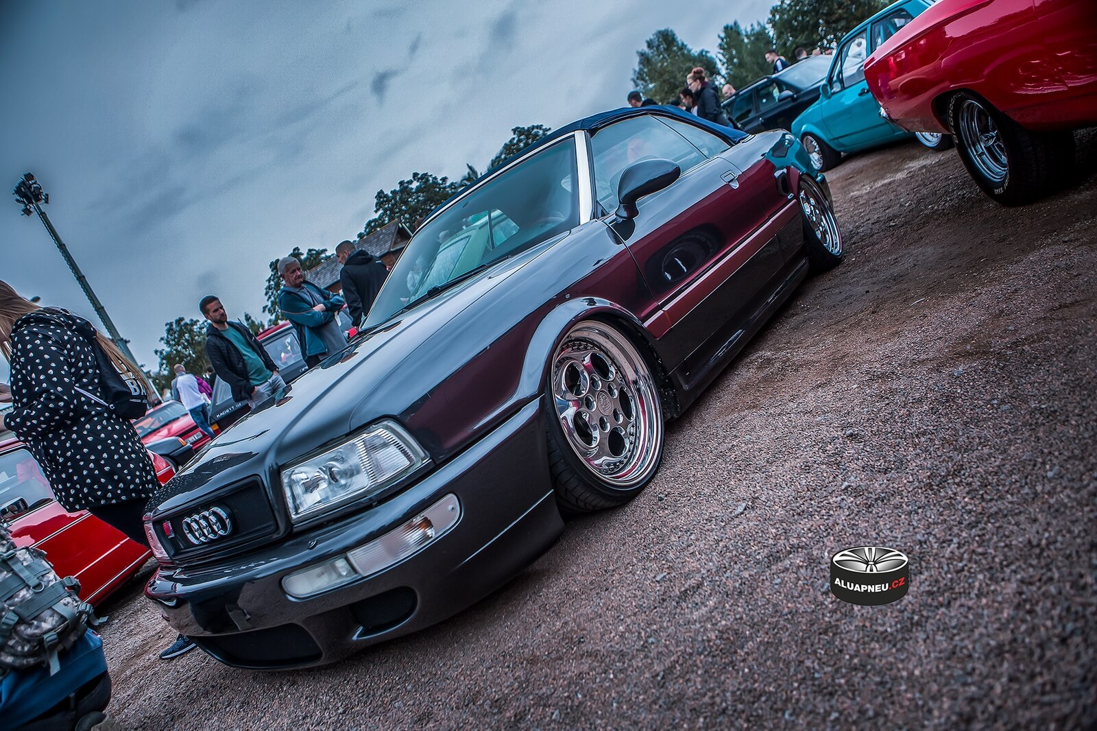 Leštěná alu kola Audi 80 cabrio tuning - Xs CarNight