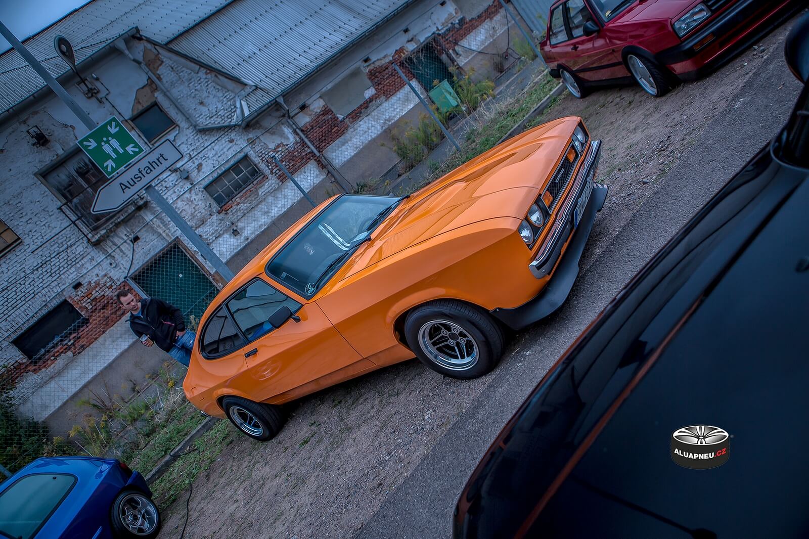 Hliníková kola Ford Capri - tuning Německo Drážďany 2018