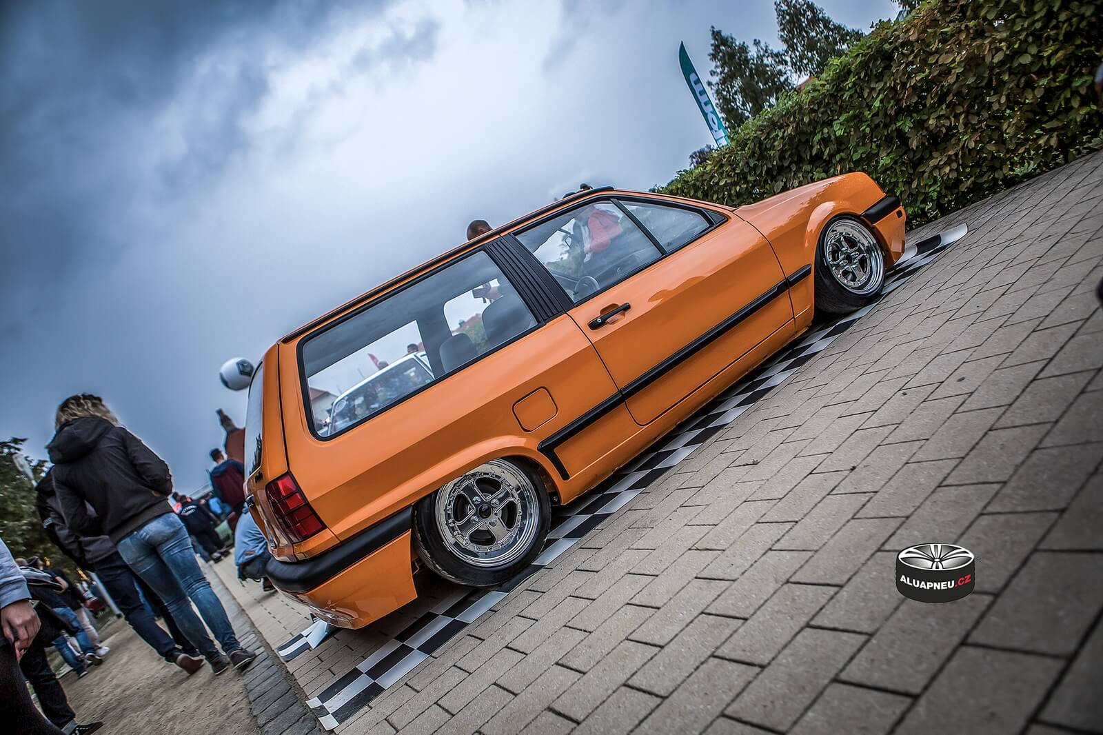 Leštěná límcová kola Volkswagen Polo tuning Dresden