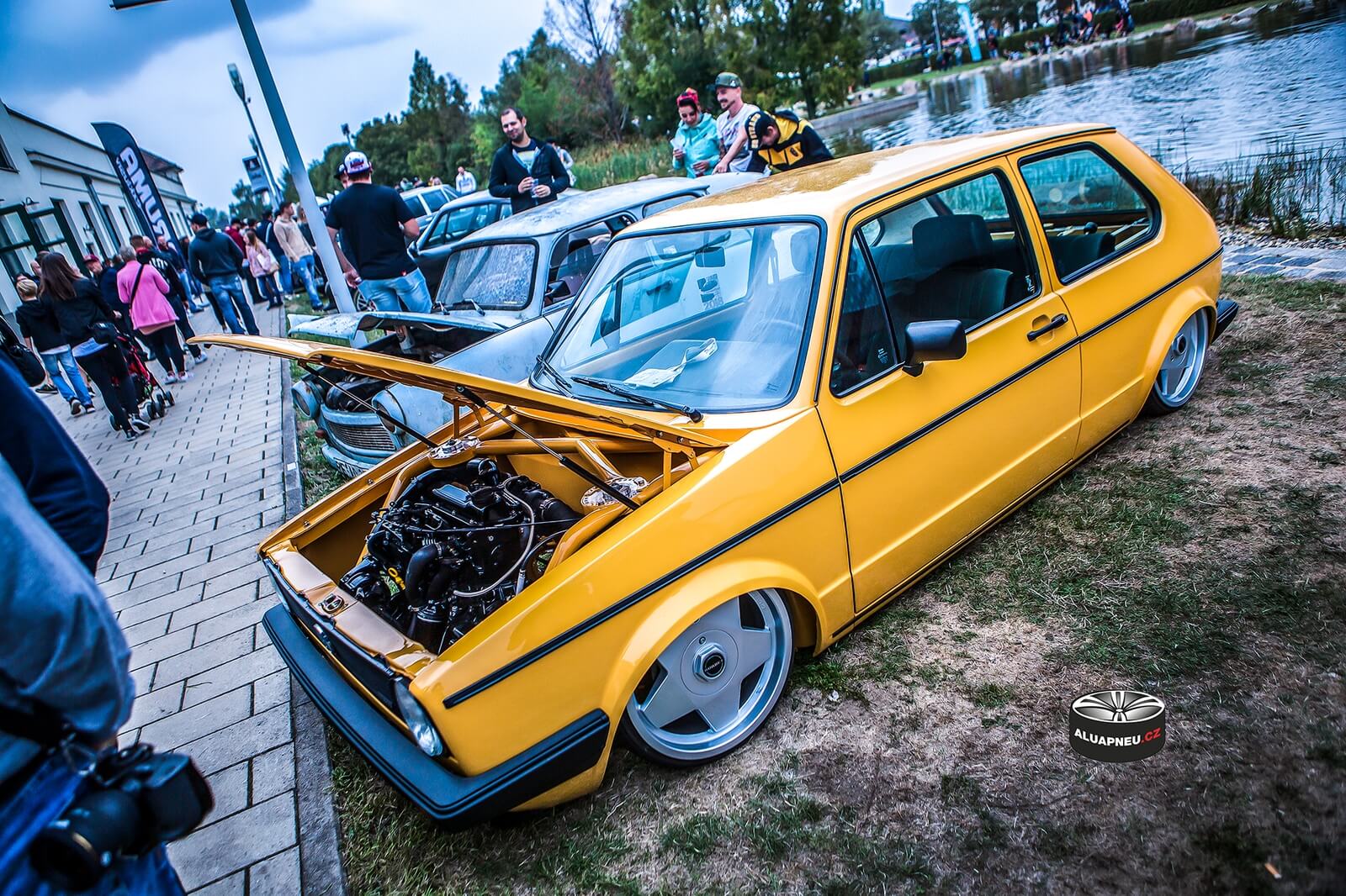 Alukola Volkswagen Golf Mk1 stance - Xs Car Night Dresden