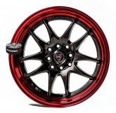 Litá kola REPLICA model 0081 RED 4x100 16"