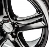 Alu disky ANZIO WHEELS model WAVE BLACK 5x105 17"
