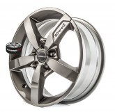 Alu disky BORBET model T1 GREY 5x108 16"