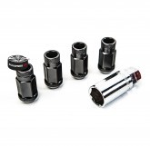 Sportovní matice JN1 12x1,25 45mm průchozí - Černé  1
