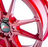 Litá kola JAPAN RACING model JR21 PLATINUM RED 5x100 17"