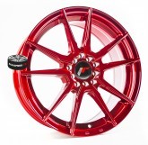 Alu disky JAPAN RACING model JR21 PLATINUM RED 5x100 17"