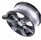 Litá kola Originální alu kola Audi 107 black 5x112 17"