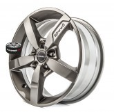 Alu disky BORBET model T1 GREY 5x108 17"