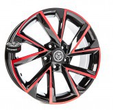 Elektrony YAKUZA JAPAN model SAGA BLACK RED 5x112 17"