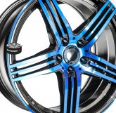 Alu disky SPEEDS MOTORSPORT B61 BLUE 5x114.3 19"