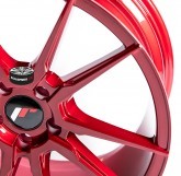 Alu disky JAPAN RACING model JR21 PLATINUM RED 5x112 18"