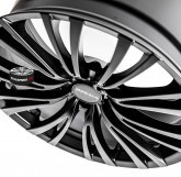 Alu disky MONACO model HAIRPIN BLACK 5x114.3 18"