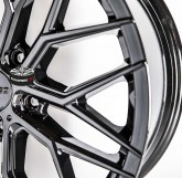 Alu disky REPLICA model 0802 BLACK 5x120 19"