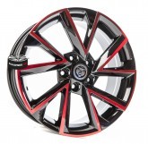 Litá kola YAKUZA JAPAN model SAGA BLACK RED 5x112 18"