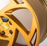 Alu disky RADI8 model r8s5 GOLD 5x112 19"