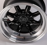 Litá kola REPLICA model 0414 BLACK 4x114.3 13"