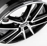Elektrony ANZIO WHEELS model SPLIT BLACK 5x114.3 17"