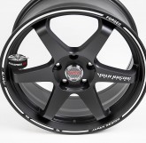 Litá kola RAYS VOLK TE37 BLACK 5x114.3 17"