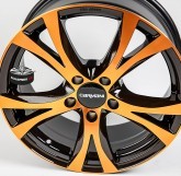 Litá kola CARMANI 9 COMPLETE ORANGE 5x112 17"