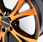 Alu disky CARMANI 9 COMPLETE ORANGE 5x112 17"