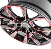 Elektrony YAKUZA JAPAN model KENZOU BLACK RED 5x112 19"