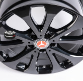 Alu disky ORIGINÁLNÍ ALU KOLA MERCEDES 0073 BLACK 5x112 17"