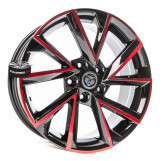 Litá kola YAKUZA JAPAN model SAGA BLACK RED 5x100 17"