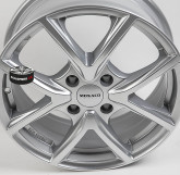 Litá kola MONACO model CL2 SILVER 4x100 16"