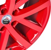 Litá kola YAKUZA JAPAN model W3 Racing Red limited 5x112 18"