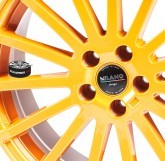 Litá kola MILANO DESIGN model F2 ORANGE limited 5x108 18"