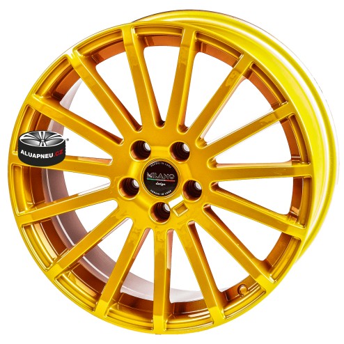 Alu kola MILANO DESIGN model F2 ORANGE limited 5x108 18"