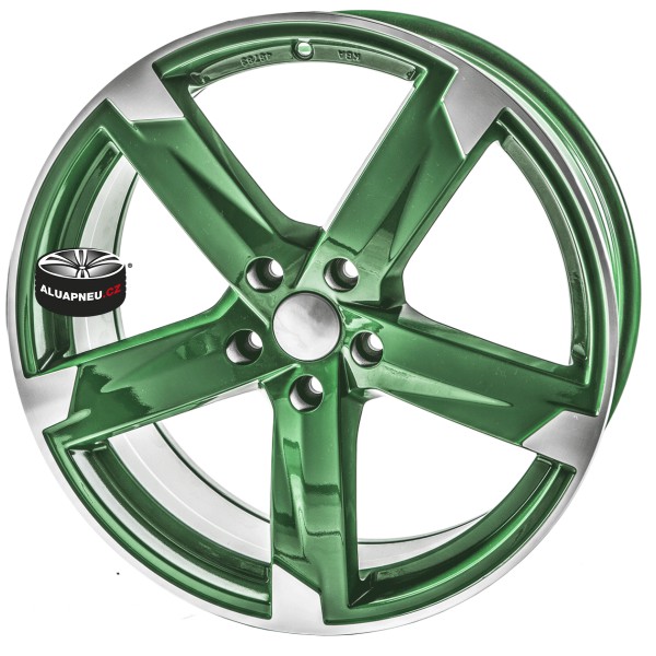 Alu kola SPEEDS MOTORSPORT 172 GREEN 5x112 19"