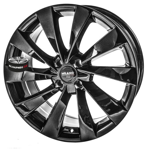 Alu kola MILANO DESIGN model TURBINE BLACK 4x100 17"