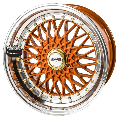 Alu kola MILANO DESIGN RICCARDO ORANGE LIMITED 5x114.3 17"