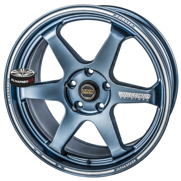 Alu kola RAYS VOLK TE37 OCEAN BLUE 5x100 19"