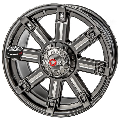 Alu kola WORX CALIFORNIA TRITON GREY 6x139.7 20"