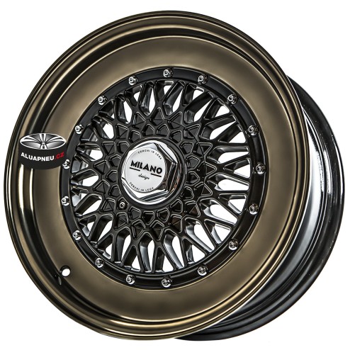 Alu kola MILANO DESIGN model RICCARDO BLACK BRONZE 4x100 16"