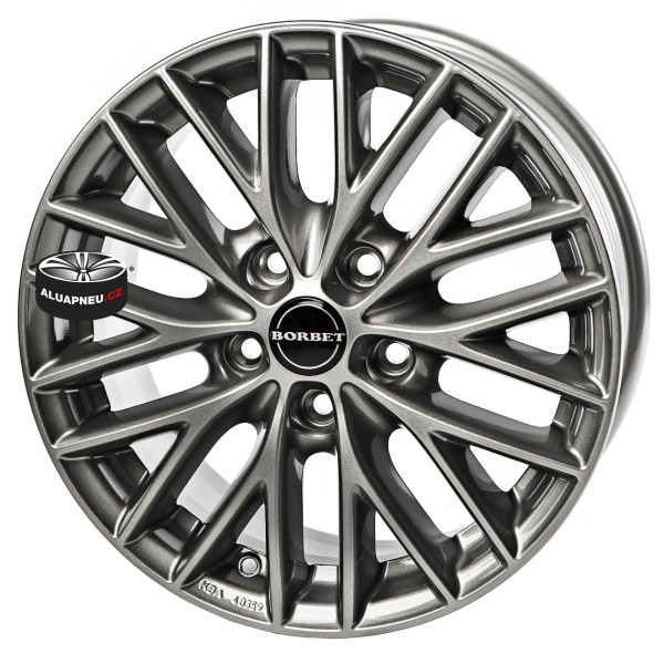 Alu kola BORBET model BS5 GREY 5x112 17"