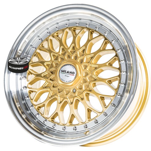 Alu kola MILANO DESIGN model RICCARDO GOLD 4x98 15"