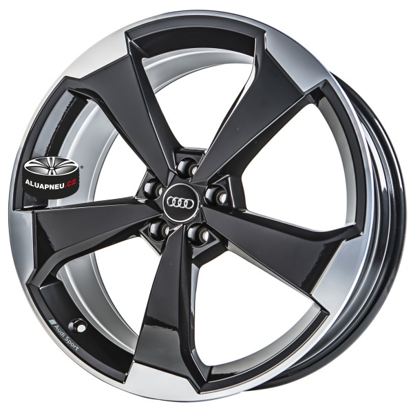 Alu kola Originální alu kola Audi Rotor 2 black 5x112 19"