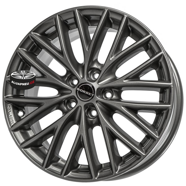 Alu kola BORBET model BS5 GREY 5x110 17"