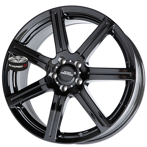 Alu kola INTER ACTION model SIRIUS BLACK 4x108 15"