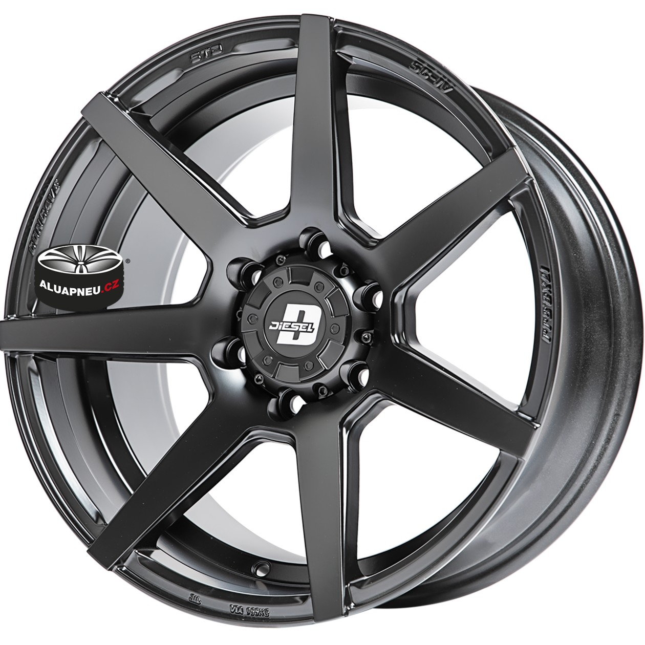 Alu kola INTER ACTION model DIESEL AVALANCHE BLACK MATT 6x139.7 17"