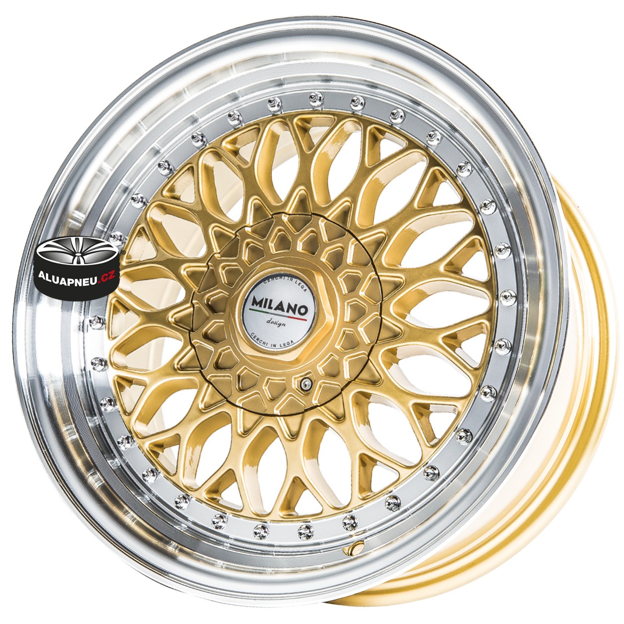Alu kola MILANO DESIGN model RICCARDO GOLD 4x100 15"