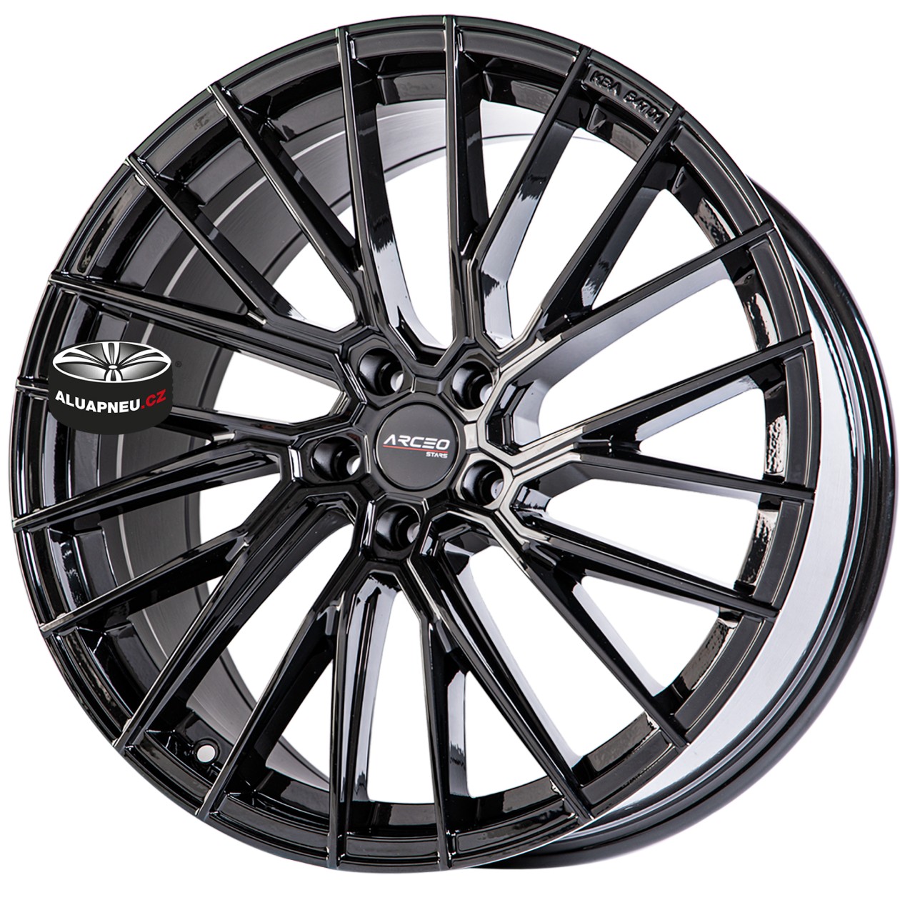 Alu kola ARCEO model ASW02 BLACK 5x112 19"