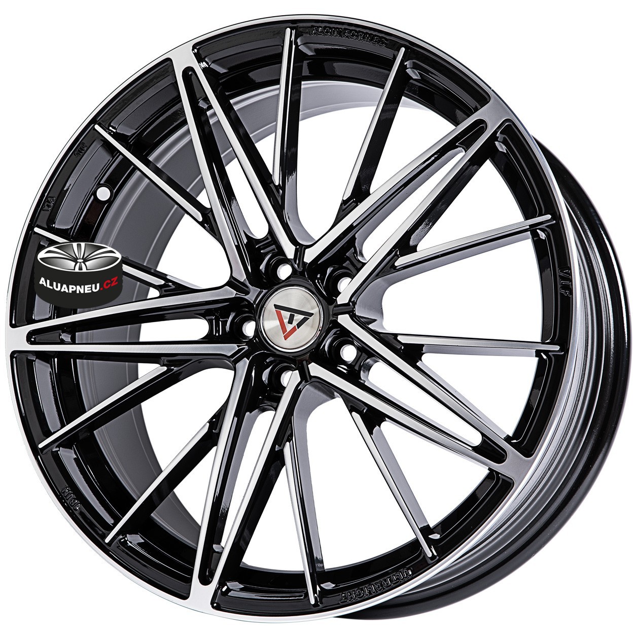 Alu kola REPLICA model 0369 FPBK 5x110 18"