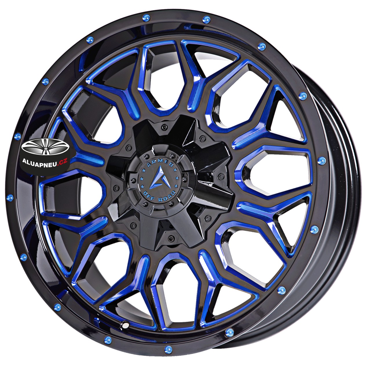 Alu kola REPLICA model 0389 Blue Off Road 5x139.7 20"