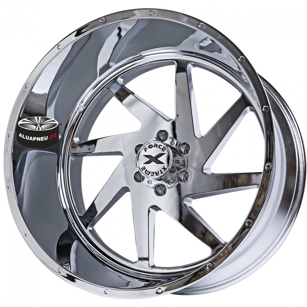Alu kola REPLICA model 0393 Chrome Off Road 8x165.1 24"